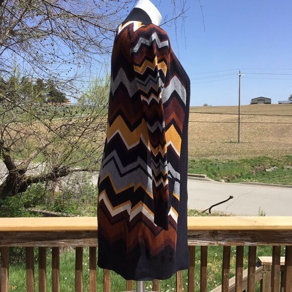 MISSONI For Target Knit Chevron Print Cardigan Sweater Size XS - Picture 5 of 5